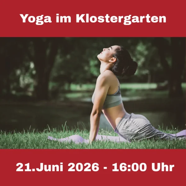 Yoga im Klostergarten 21.06.2026