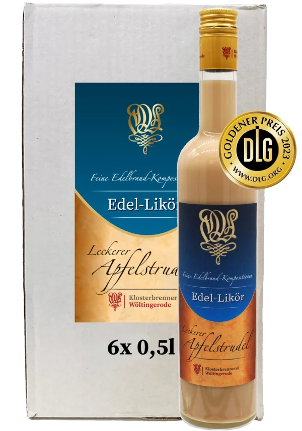 Edel-Likör Leckerer Apfelstrudel 6er Karton 0,5l