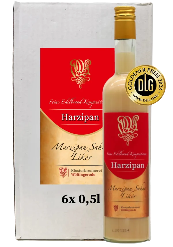 Harzipan – Marzipan Sahne-Likör 6er Karton 0,5l