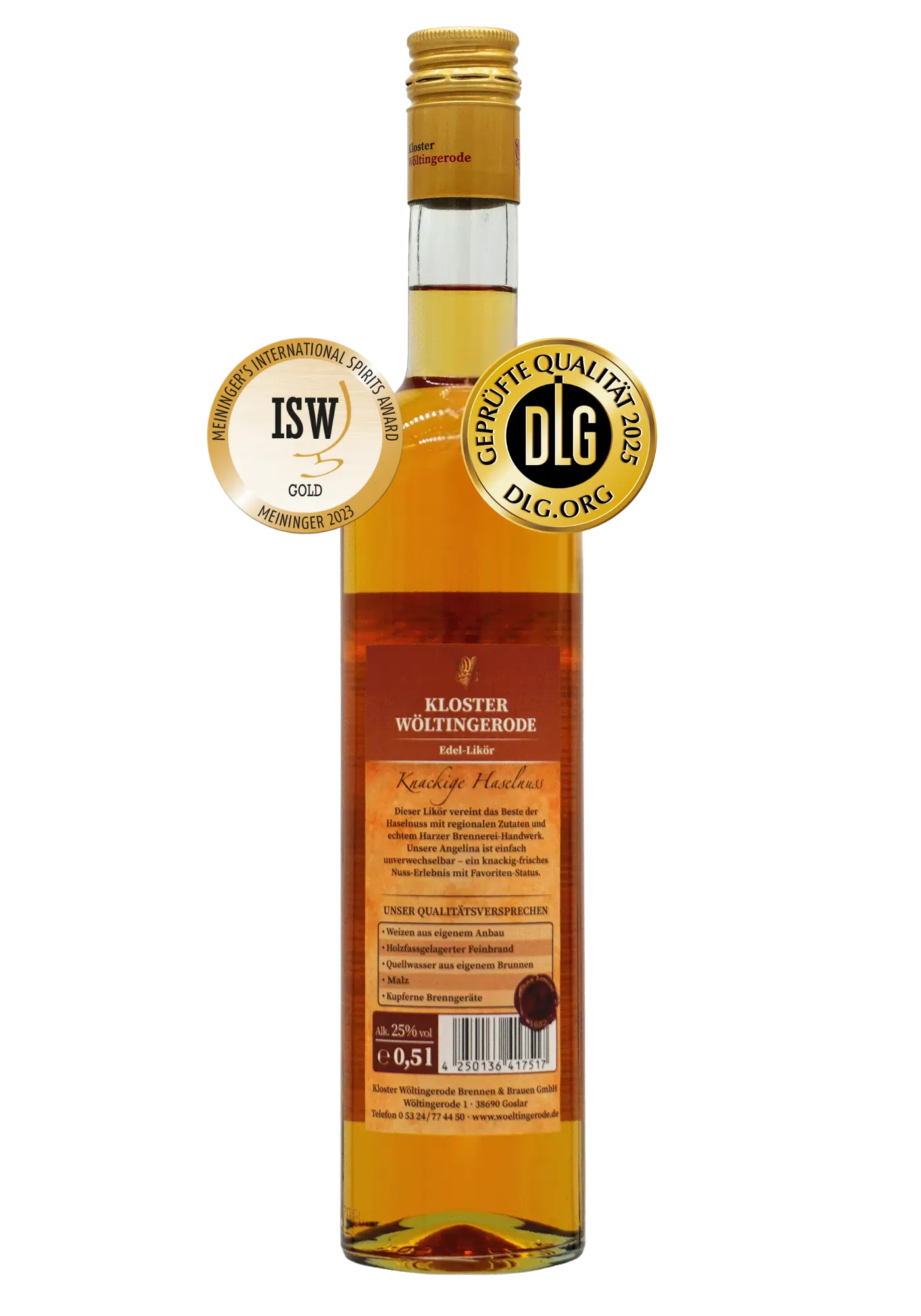 Angelina Knackige Haselnuss 0,5l RE