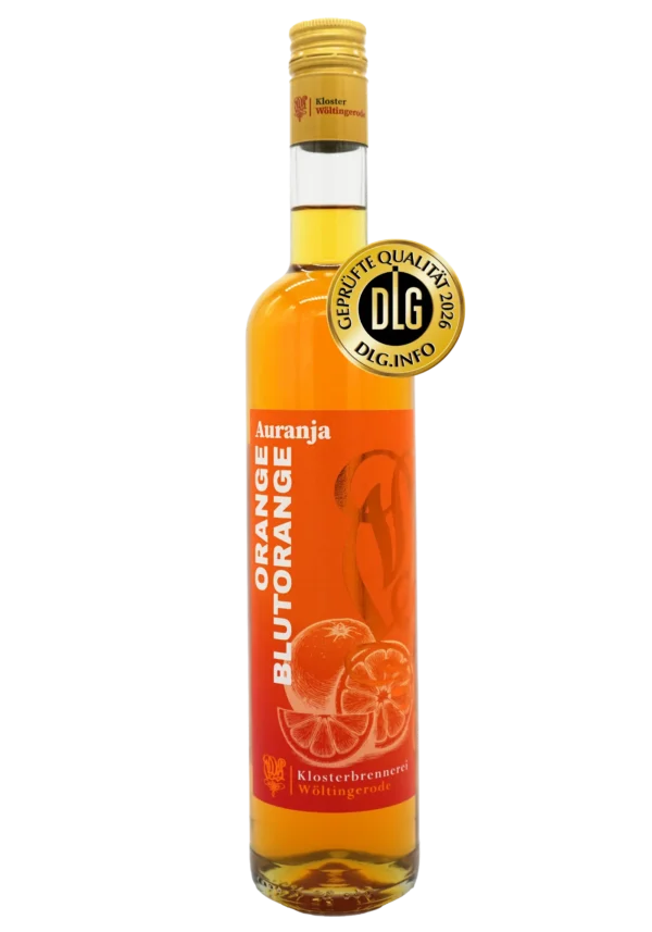 Auranja Orange-Blutorange Likör von der Klosterbrennerei Wöltingerode