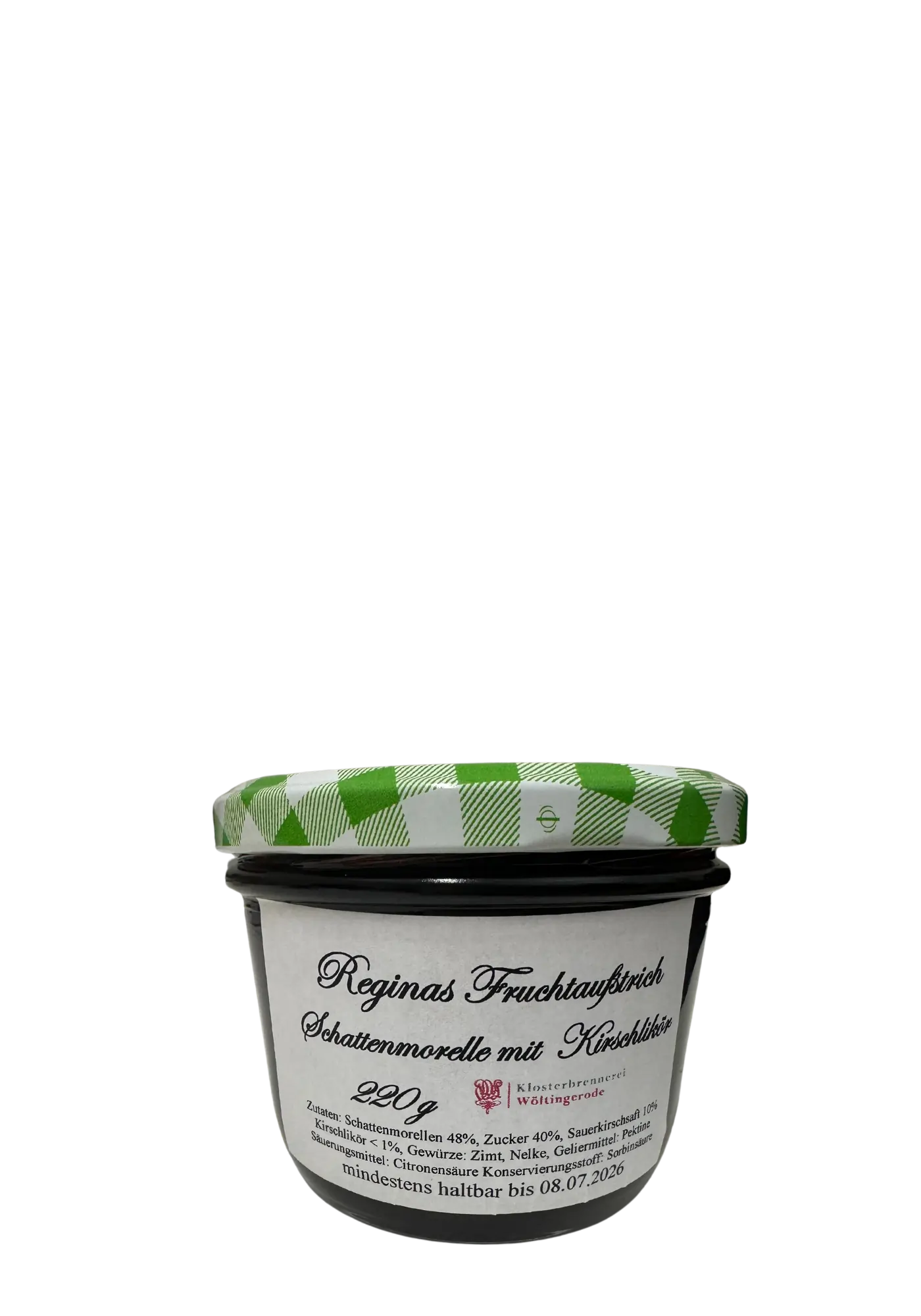 Reginas Fruchtaufstrich – Schattenmorelle mit Kirschlikör