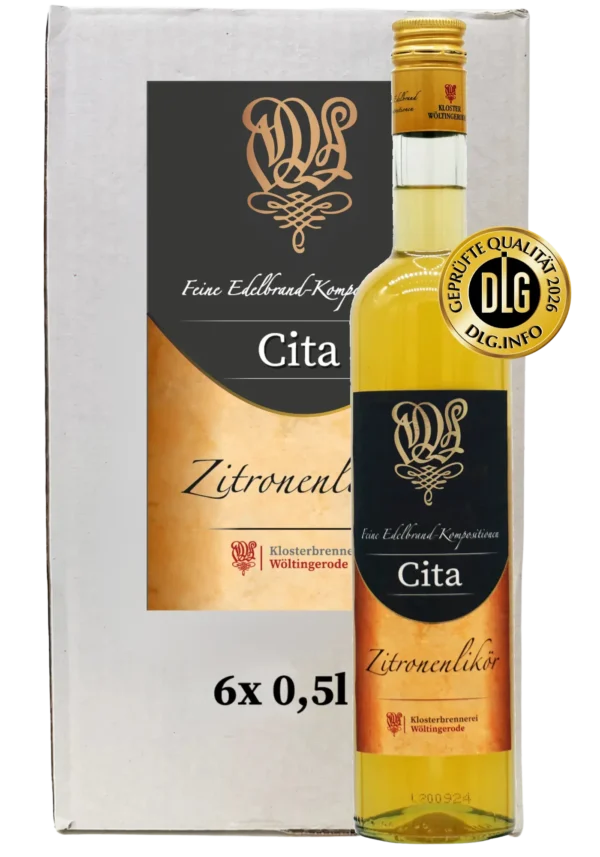 Cita - Zitronenlikör 6er Karton 0,5l