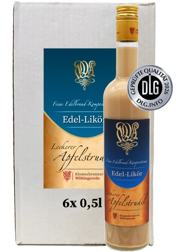 Edel-Likör Leckerer Apfelstrudel 6er Karton 0,5l