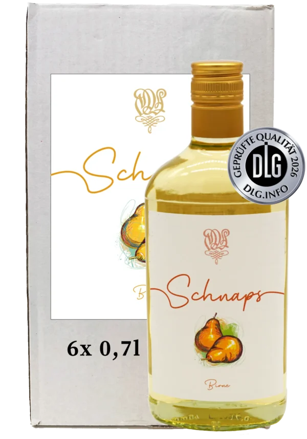 Schnaps Birne 6er Karton 0,7l