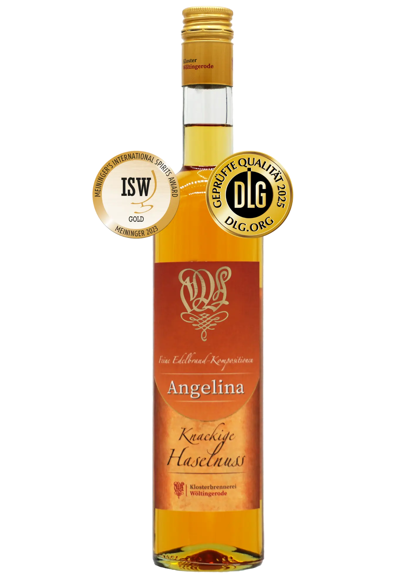Angelina Knackige Haselnuss Klosterkiosk Wöltingerode Haselnuss Likör 0,5 Liter