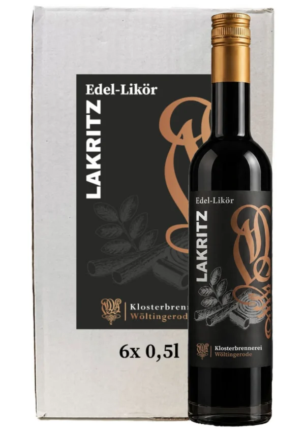 Edel-Likör Lakritze 6er Karton 0,5l